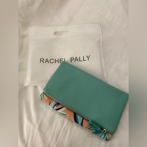 Like New Condition - Rachel Pally Seafoam Paradise Folder clutch - reversible